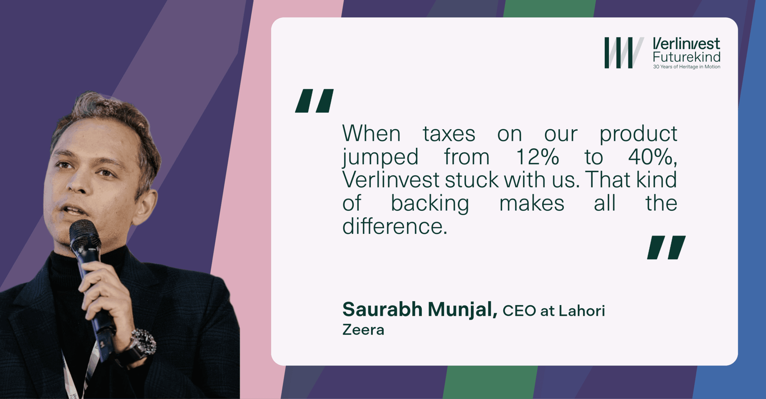 Saurabh Munjal, CEO at Lahori Zeera